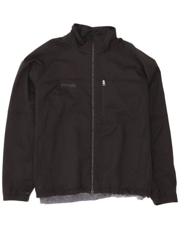Jaqueta corta-vento masculina Columbia Interchange Liner UK 44 2XL preta esportiva