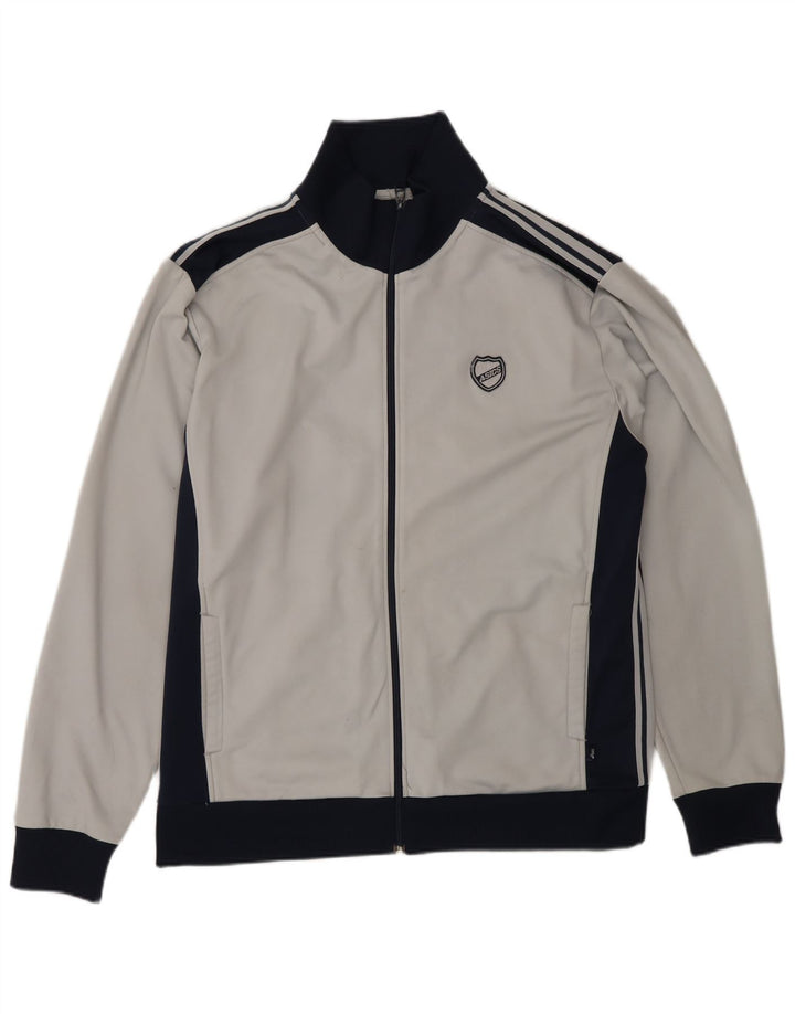 Asics Mens Tracksuit Top Jacket Grande Cinza Colorblock