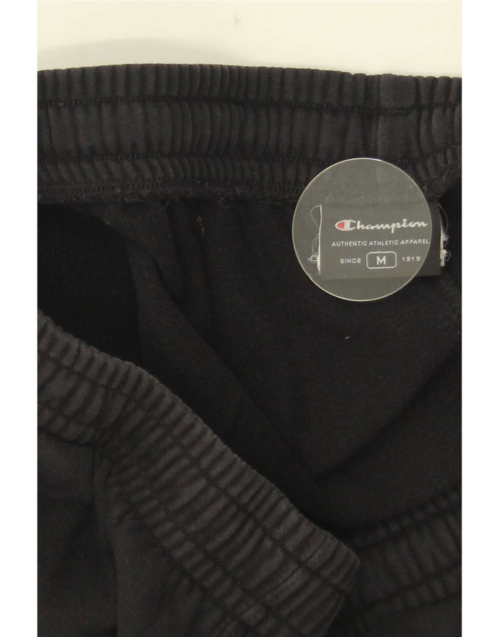 Calça de treino masculina Champion médio preto colorblock algodão