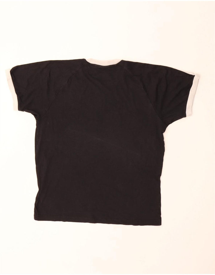 ADIDAS Camiseta Masculina Top Médio Algodão Preto