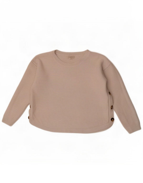 Suéter feminino cropped com gola canoa para rosto gordo Reino Unido 10 viscose branca pequena