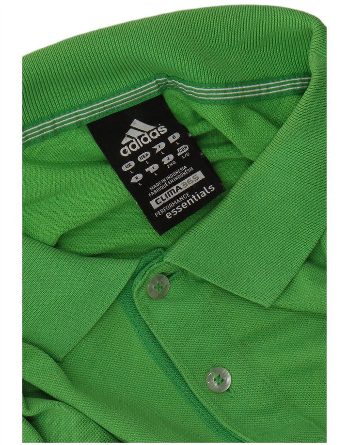 Adidas Mens Clima 365 Polo Shirt Grande Verde