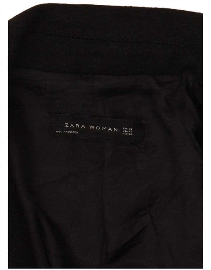 Sobretudo feminino Zara UK 6 XS preto