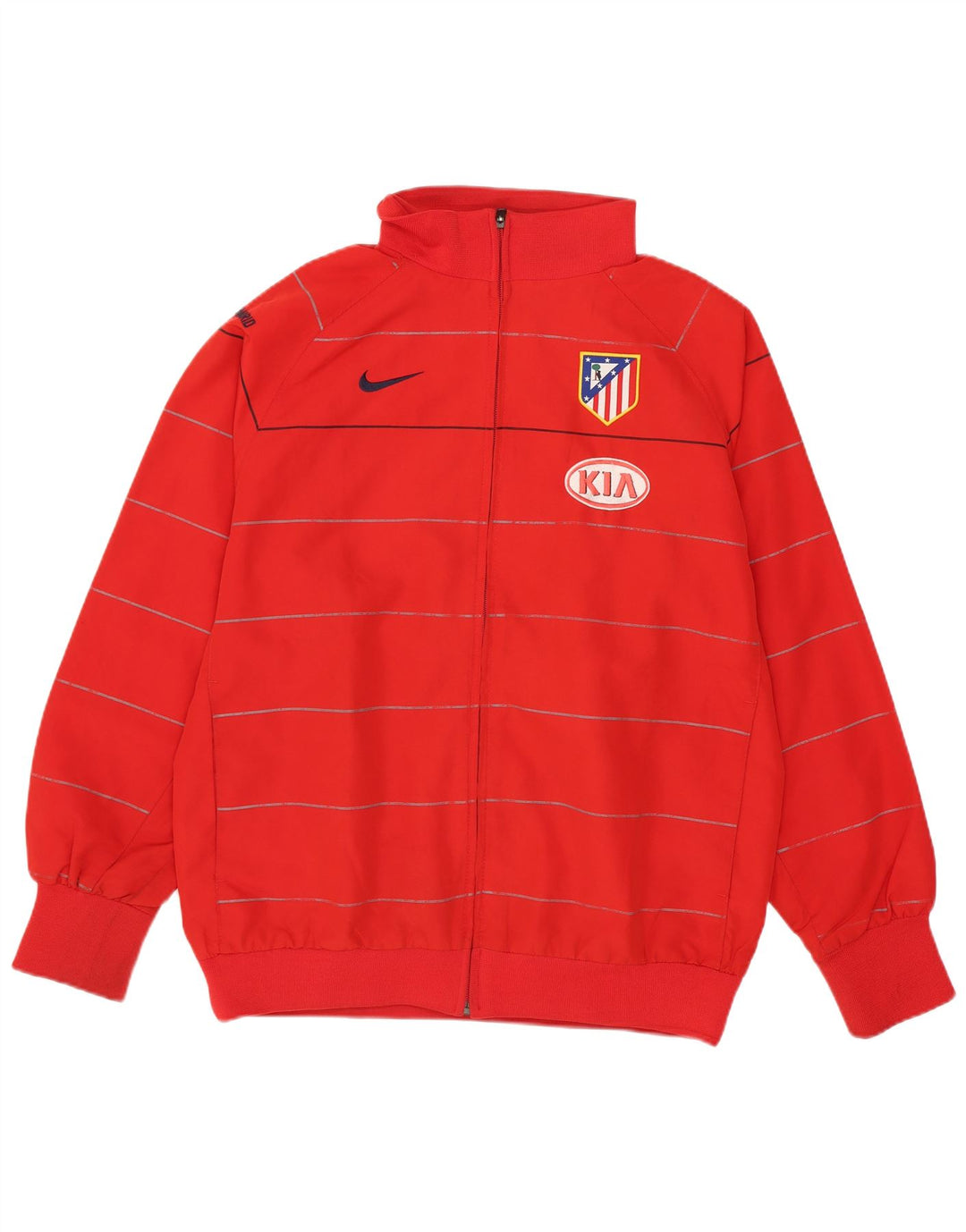 Jaqueta Nike Boys Graphic Tracksuit Top 13-14 Anos XL Listrado Vermelho Poliéster