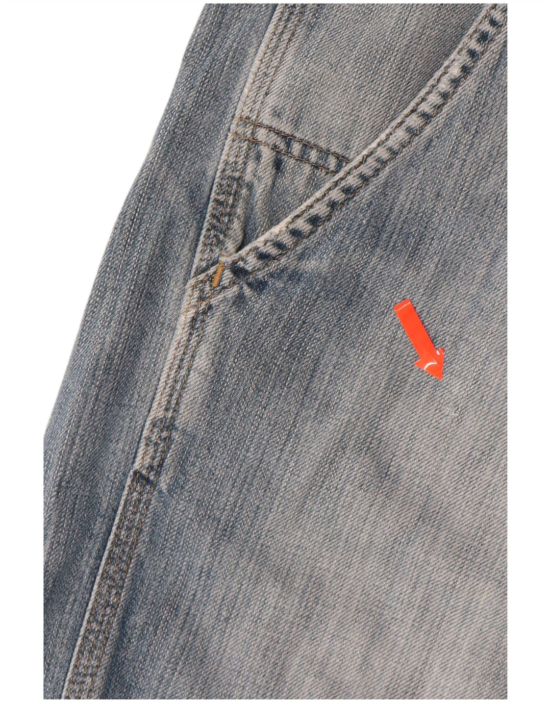 Bermuda jeans masculina CARHARTT W30 algodão azul médio
