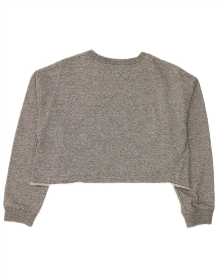 Moletom feminino oversized gráfico Levi's Reino Unido 10 pequeno algodão cinza