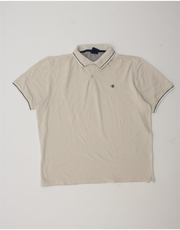 Camisa polo masculina Champion 3XL branca