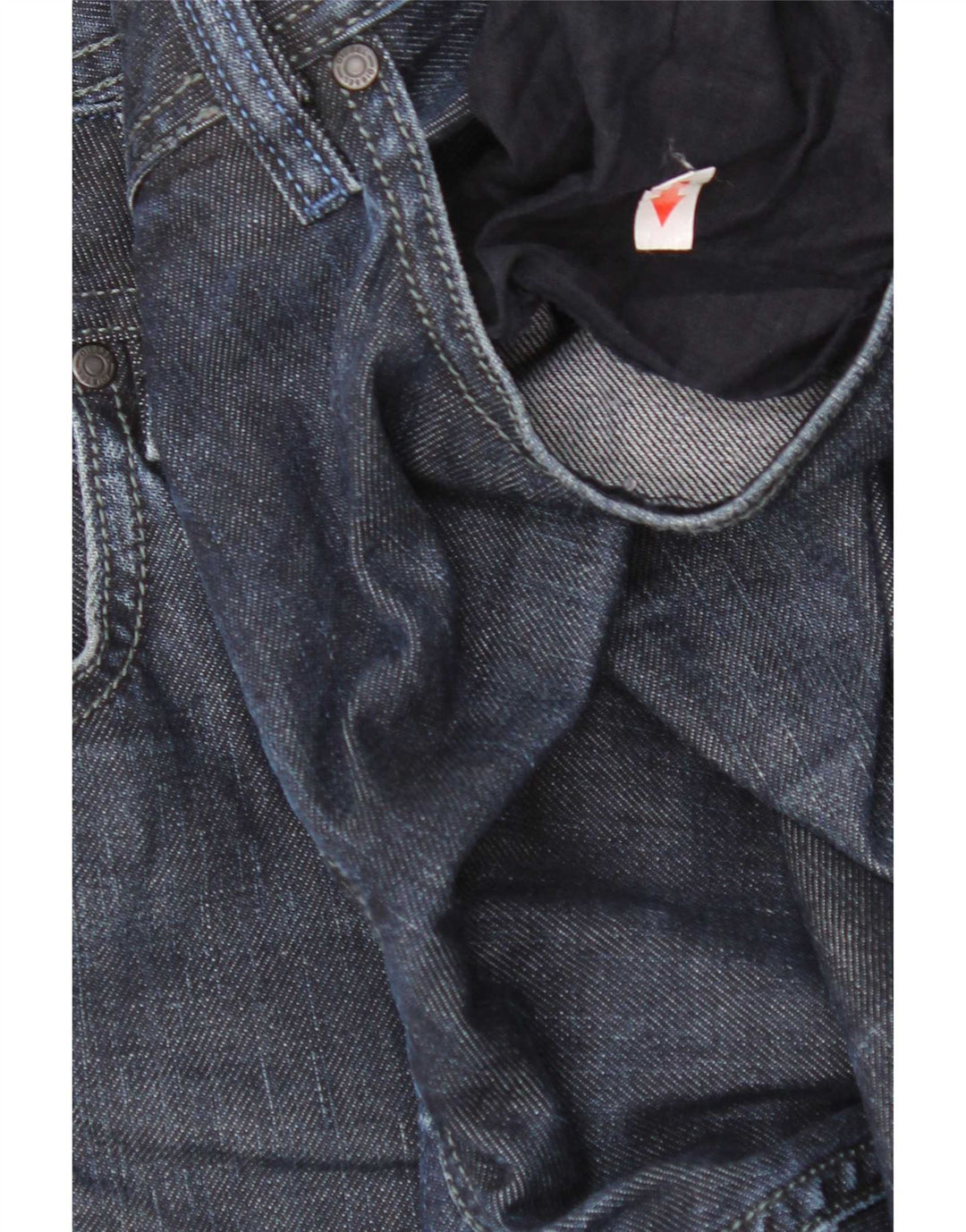 Diesel Mens Bootcut Jeans W36 L33 Azul Marinho Algodão