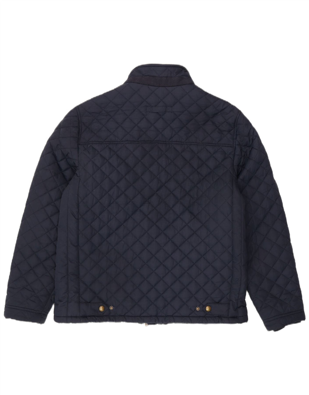 Jaqueta acolchoada masculina CREW CLOTHING UK 42 XL azul marinho poliéster