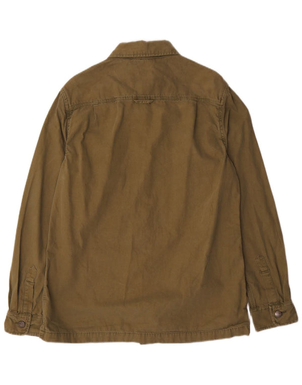 Camiseta masculina Superdry grande algodão cáqui