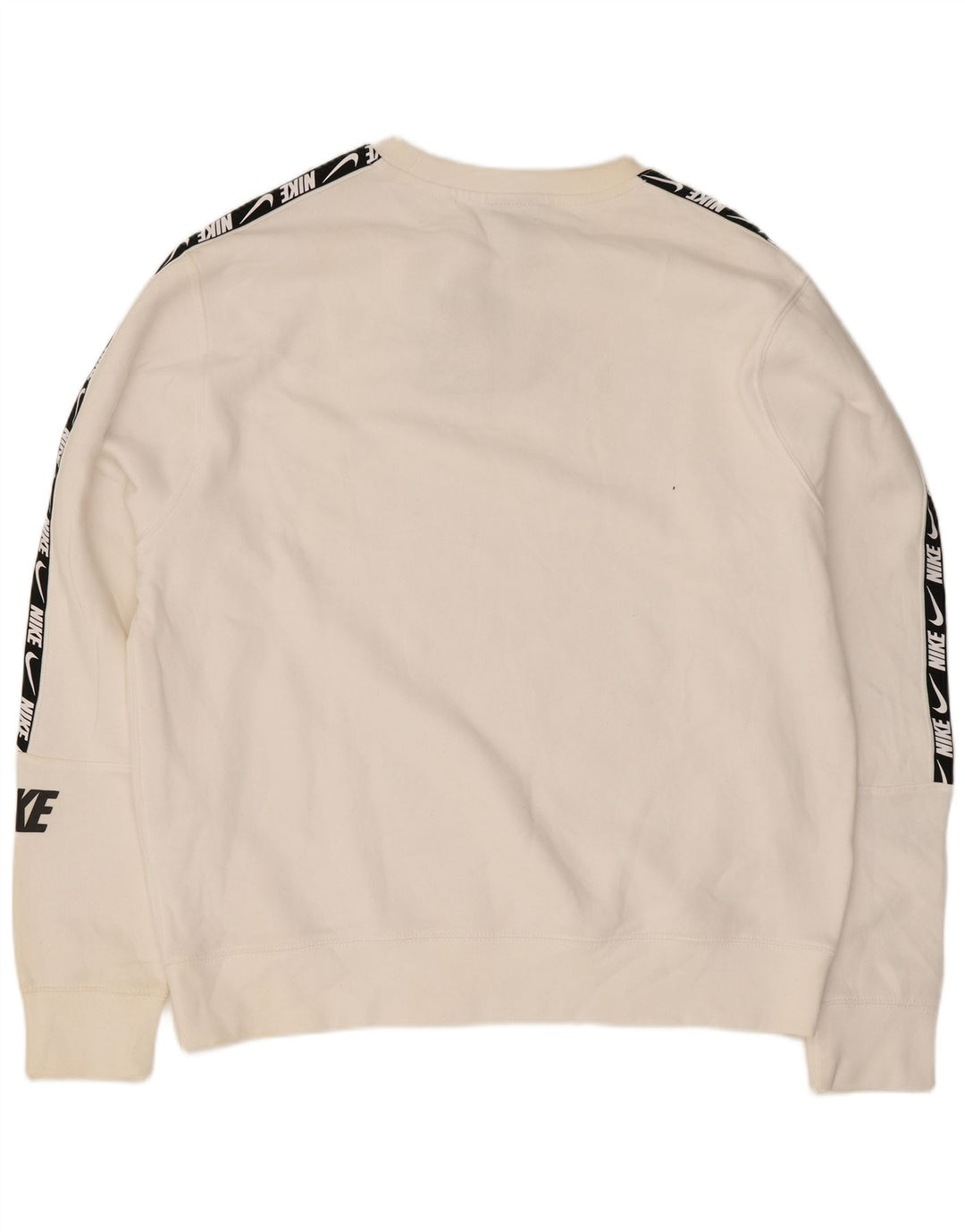 Nike moletom gráfico masculino jumper grande algodão branco
