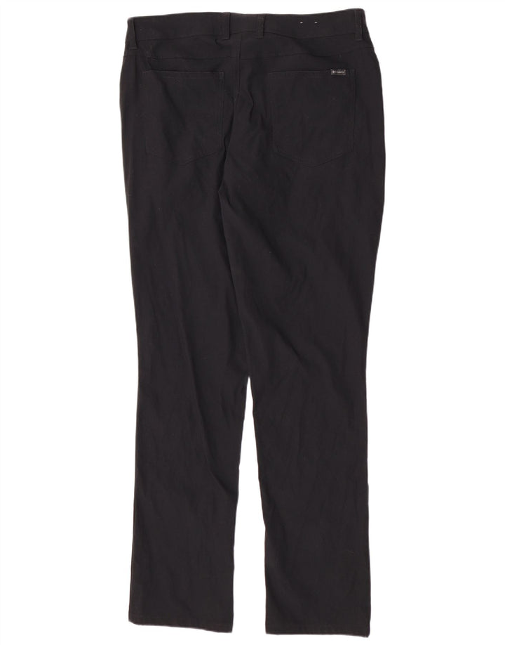 Calça casual regular masculina Columbia W34 L32 nylon preto
