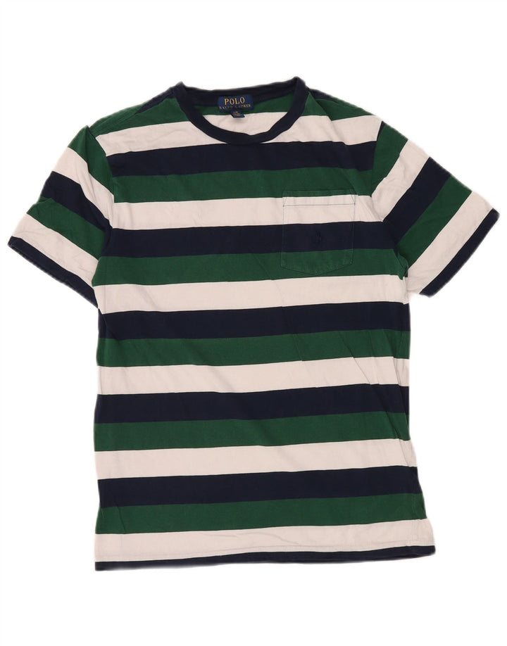 Camiseta POLO RALPH LAUREN Meninos Top 11-12 Anos Grande Listrado Multicolorido