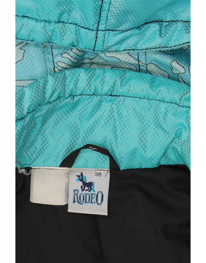 Casaco corta-vento feminino rodeo com capuz grande IT 36 XS azul