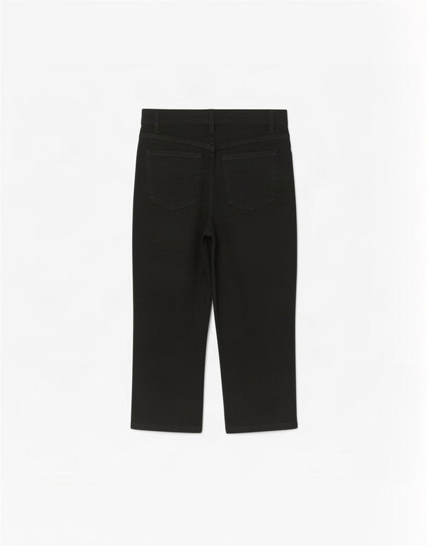 Calça jeans feminina Marks & Spencer UK 14 médio W30 L22 algodão preto