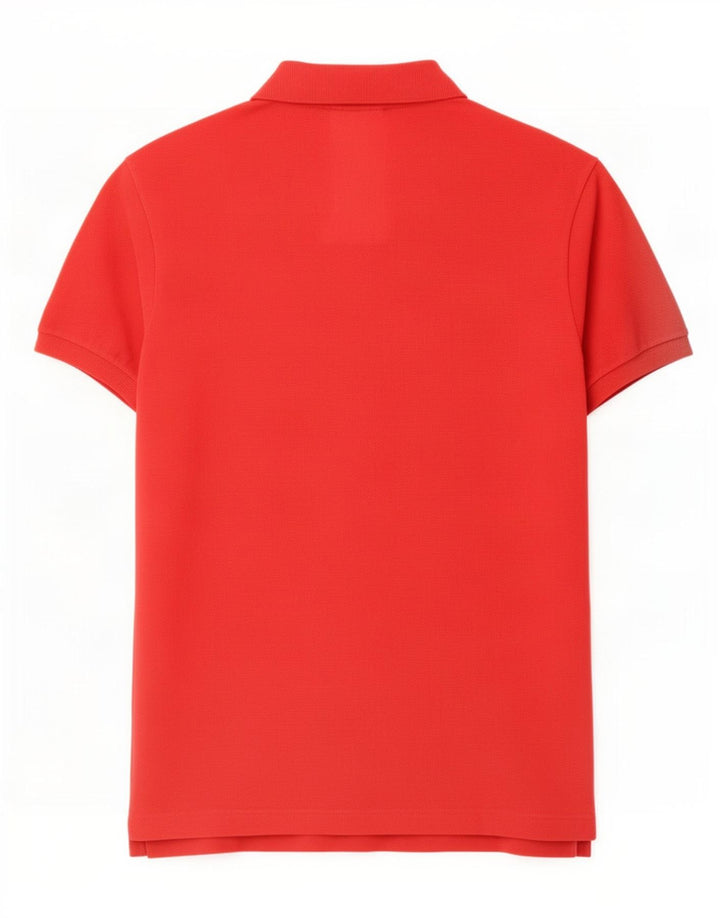 Camisa polo masculina Lacoste tamanho 4 médio vermelho