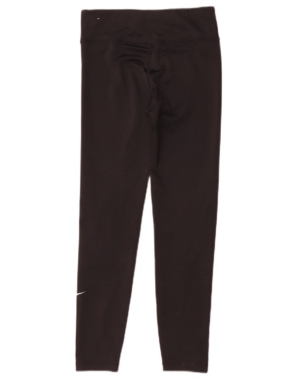 Leggings Nike Dri Fit para meninas 10-11 anos médio preto poliéster