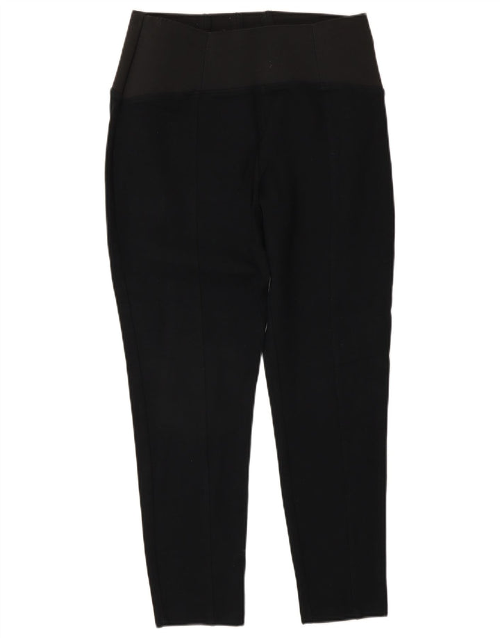 Leggings femininas Marks & Spencer Reino Unido 12 viscose preta média
