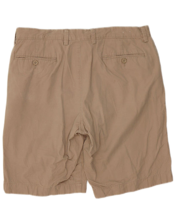 J. CREW Mens Rivington Chino Shorts W34 Grande Algodão Bege