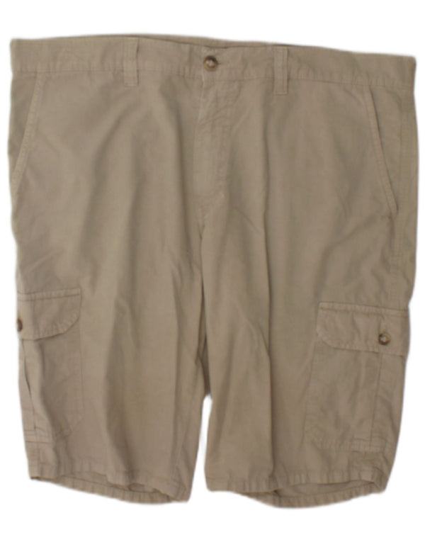 Carrera Mens Cargo Shorts W38 XL Algodão Bege