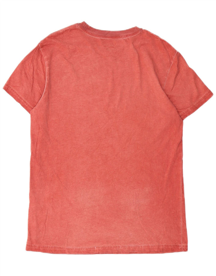 Camiseta masculina Billabong top pequeno algodão rosa