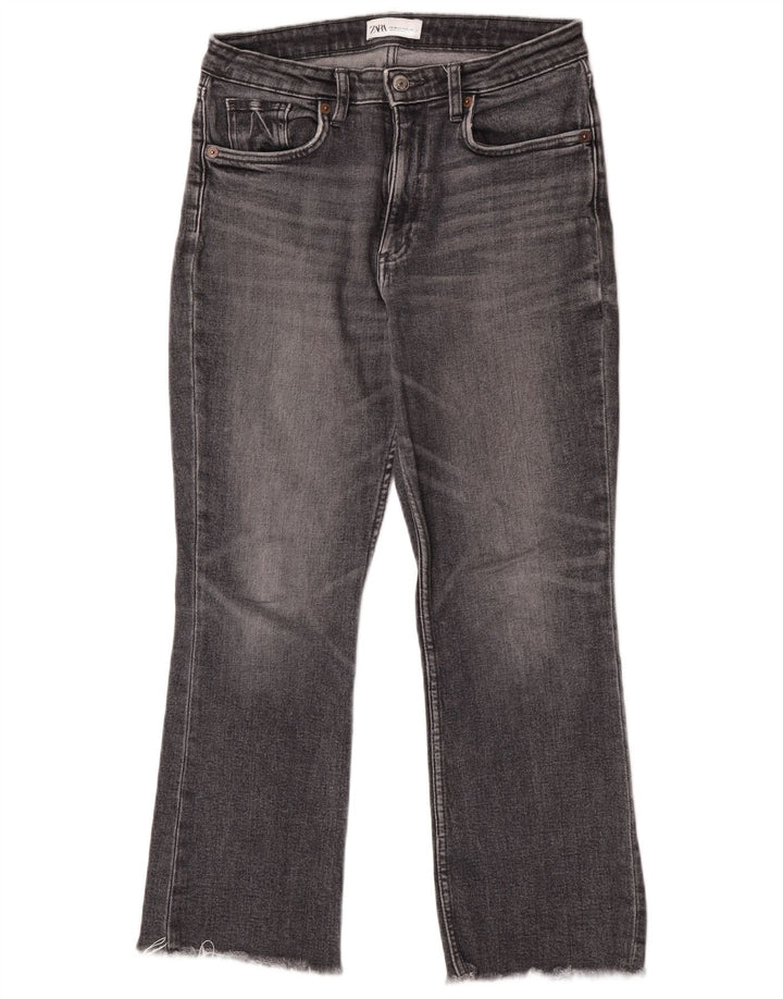 Calça jeans feminina Zara EU 36 XS W26 L25 cinza