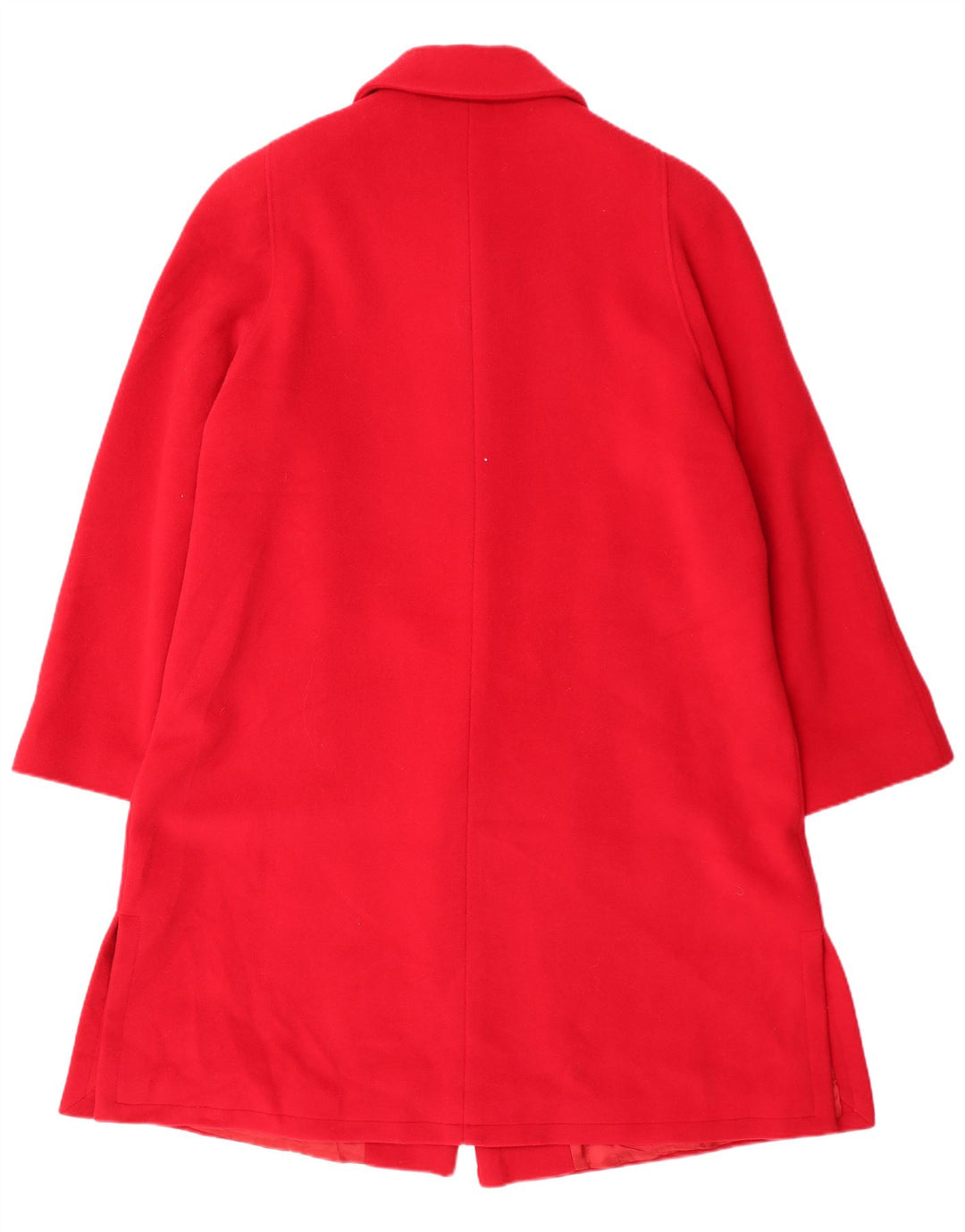 Sobretudo feminino vintage IT 44 médio vermelho lã nova