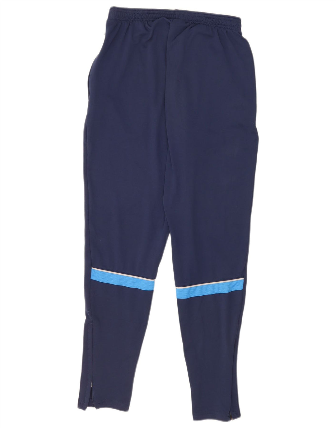 Calça de treino masculina Nike Dri Fit médio azul marinho colorblock poliéster