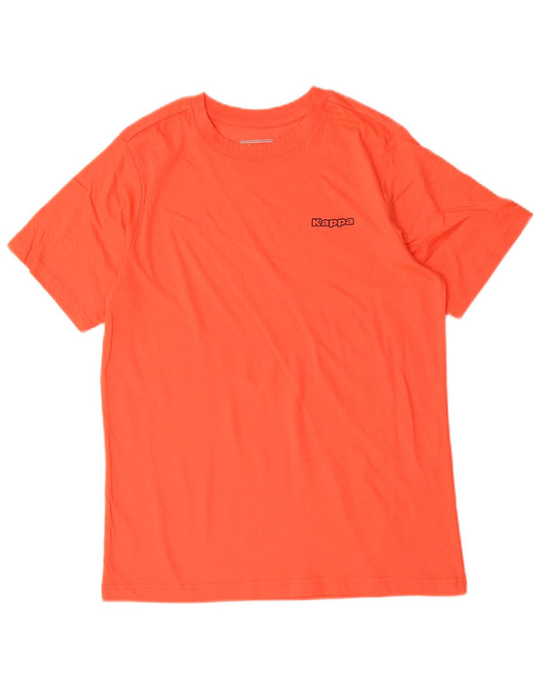 Camiseta masculina Kappa Top pequeno laranja poliéster