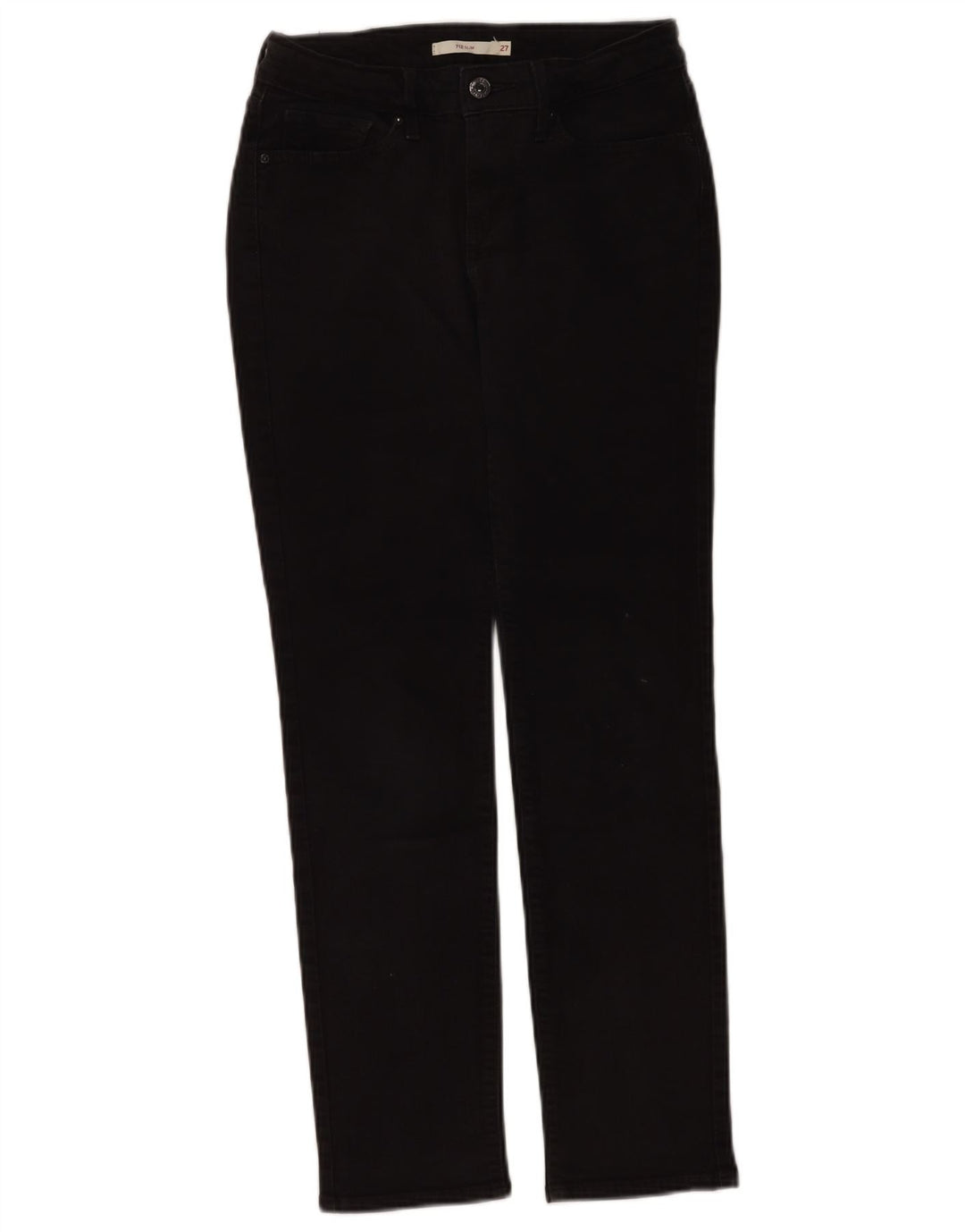 Calça jeans feminina LEVI'S 712 Slim W27 L28 preta