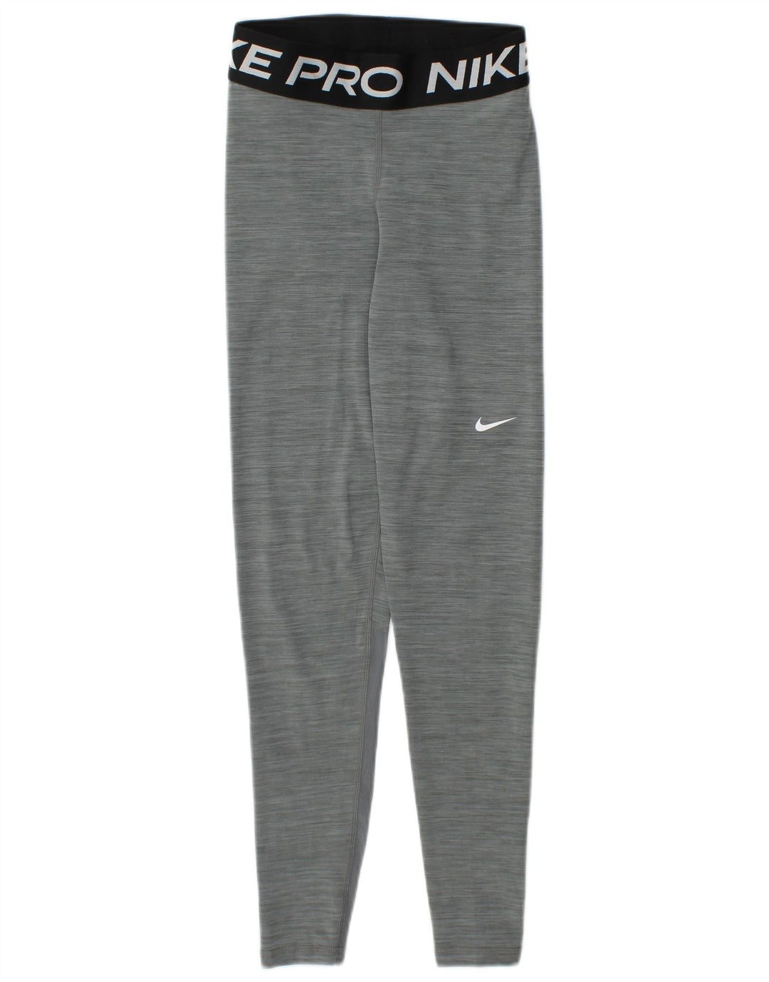 Leggings femininas Nike Dri Fit Graphic UK 4 XS cinza manchado de poliéster