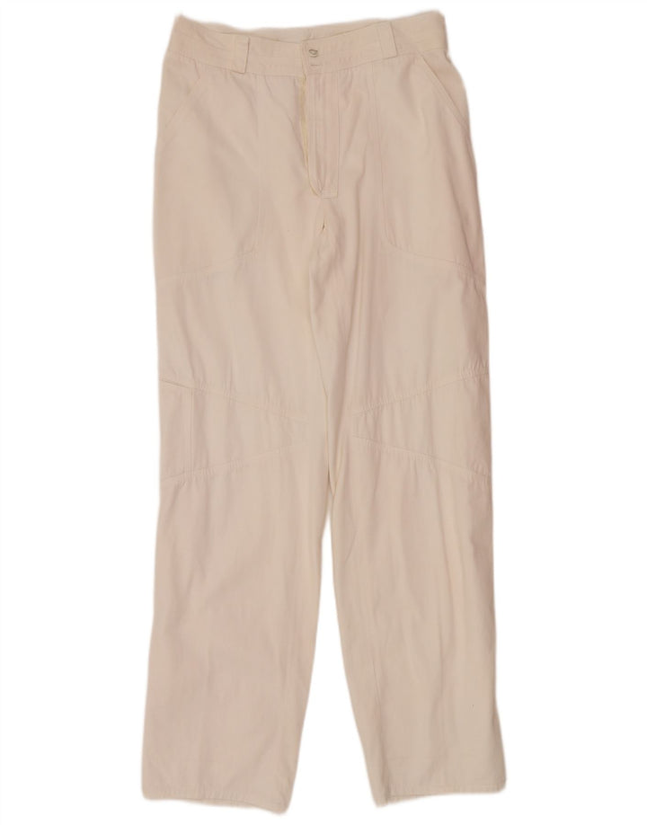 Calça chino reta masculina VINTAGE W32 L33 branca