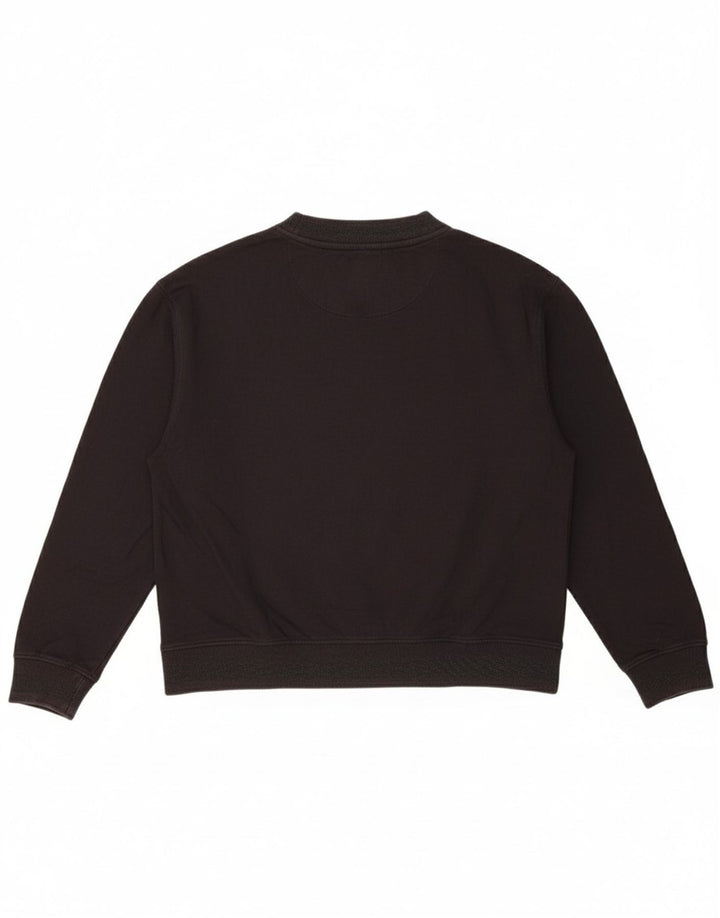 Suéter gráfico feminino MISTRAL UK 18 XL algodão preto