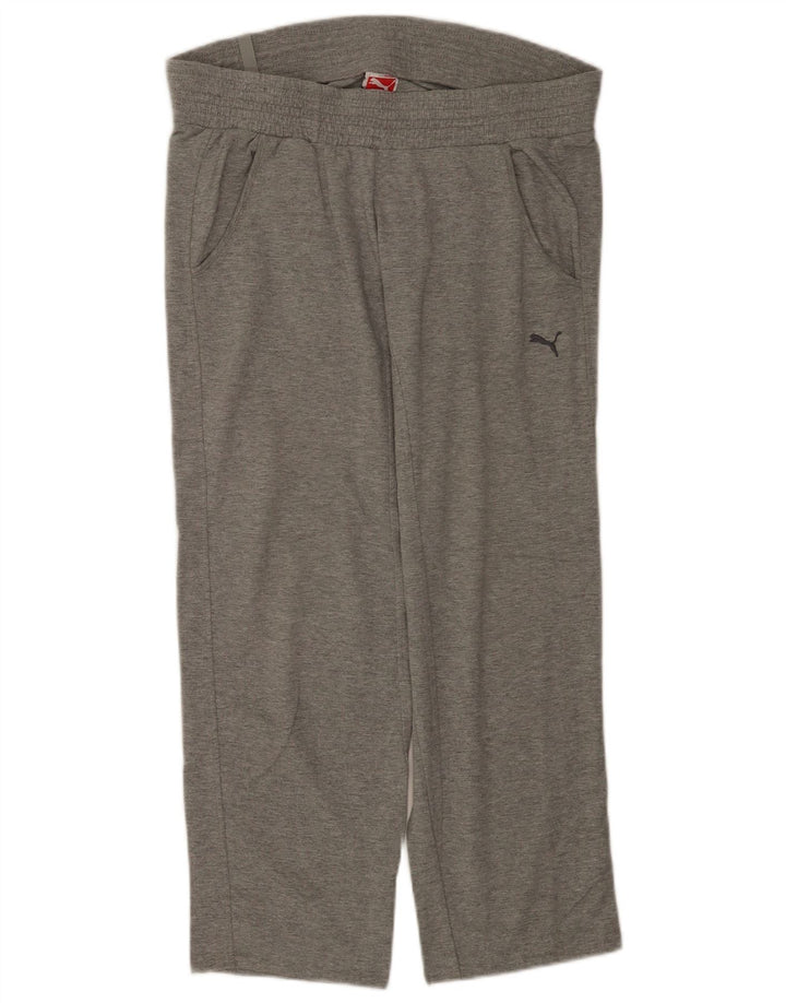Calça de treino feminina Puma UK 12 cinza médio