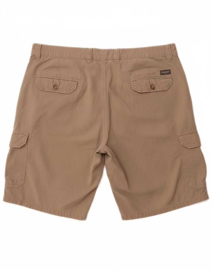 Carrera Masculino 618 Cargo Shorts W36 Grande Algodão Bege