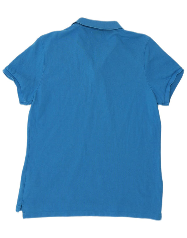 POLO RALPH LAUREN Camisa polo feminina skinny UK 18 XL algodão azul