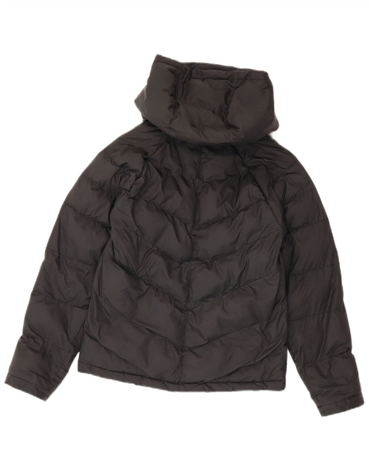 Jaqueta acolchoada com capuz Nike Boys 10-11 anos poliéster preto médio