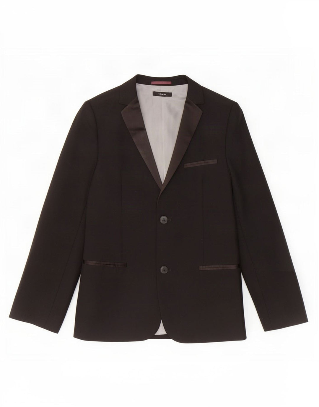 Jaqueta blazer feminina Marks & Spencer Autograph 2 botões Reino Unido 10 pequena preta