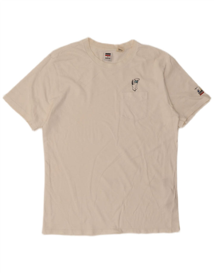 Camiseta Levi's Masculina Peanuts Top Pequeno Algodão Branco