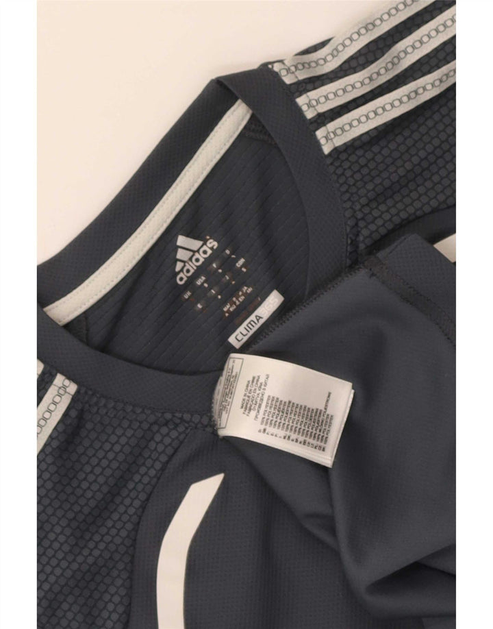 Adidas Mens Clima 365 Vest Top Pequeno Cinza Colourblock Poliéster