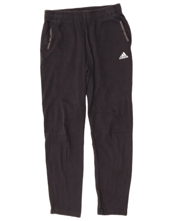 Calças de treino Adidas meninos 13-14 anos algodão preto