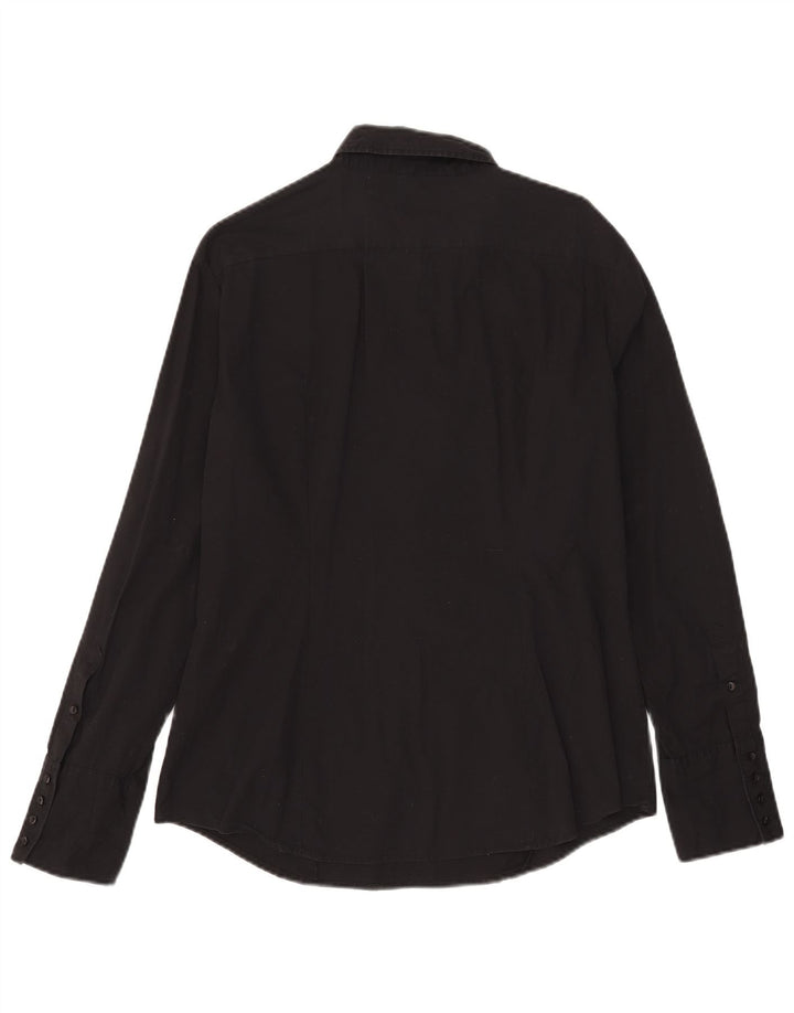 Pulôver feminino Benetton UK 18 XL algodão preto