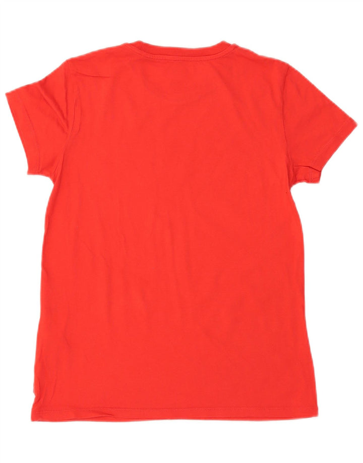 Camiseta feminina gráfica LEVI'S UK 6 XS algodão vermelho