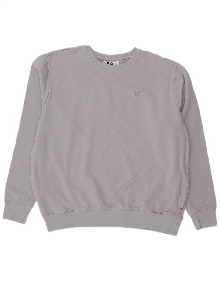 FILA Moletom Masculino Jumper XL Azul Algodão