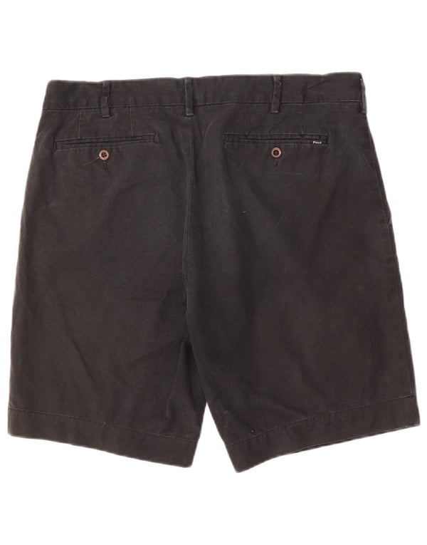 Polo Ralph Lauren Mens Chino Shorts W34 Grande Algodão Preto