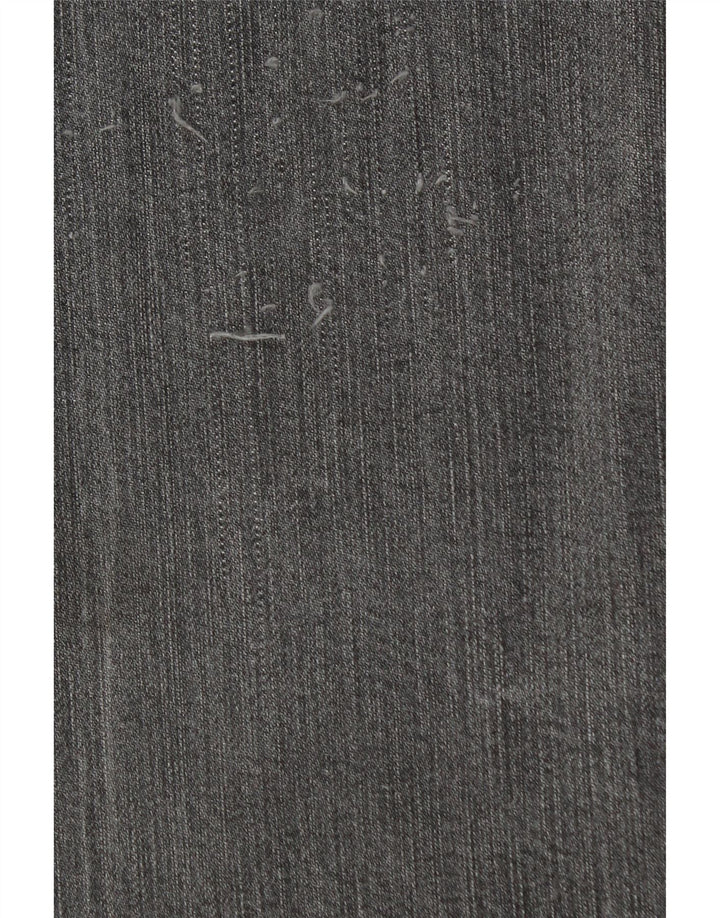 Jeans retos femininos TRUSSARDI W34 L28 algodão cinza