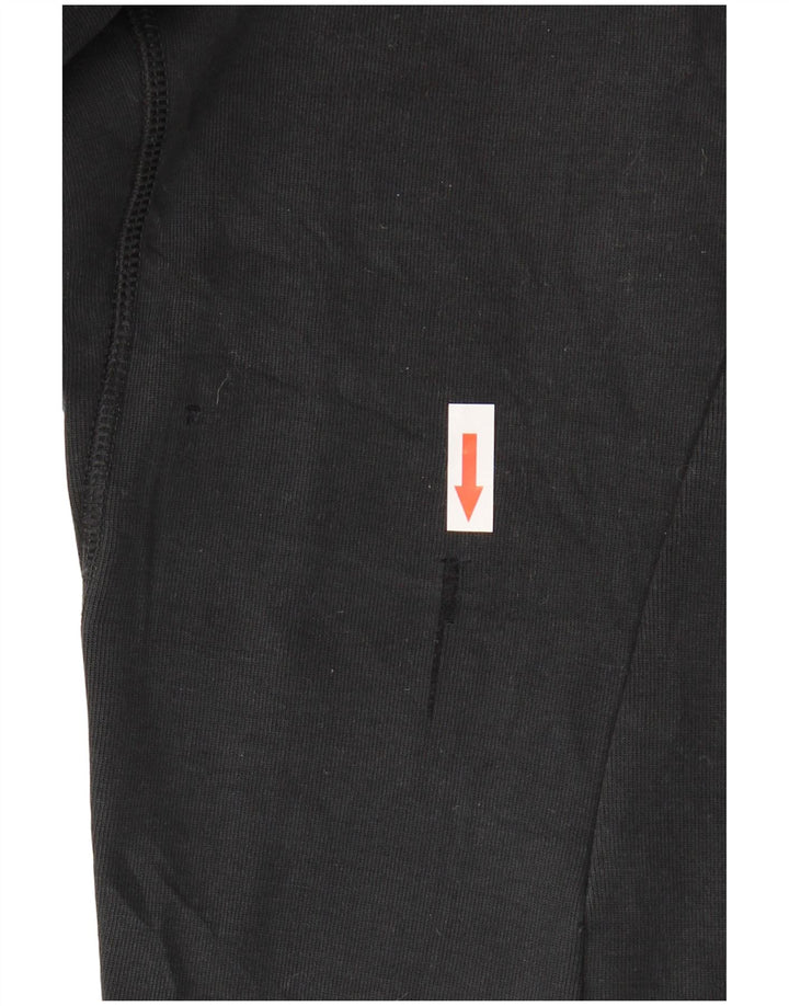 Adidas Calças de treino femininas joggers pequenas de algodão preto