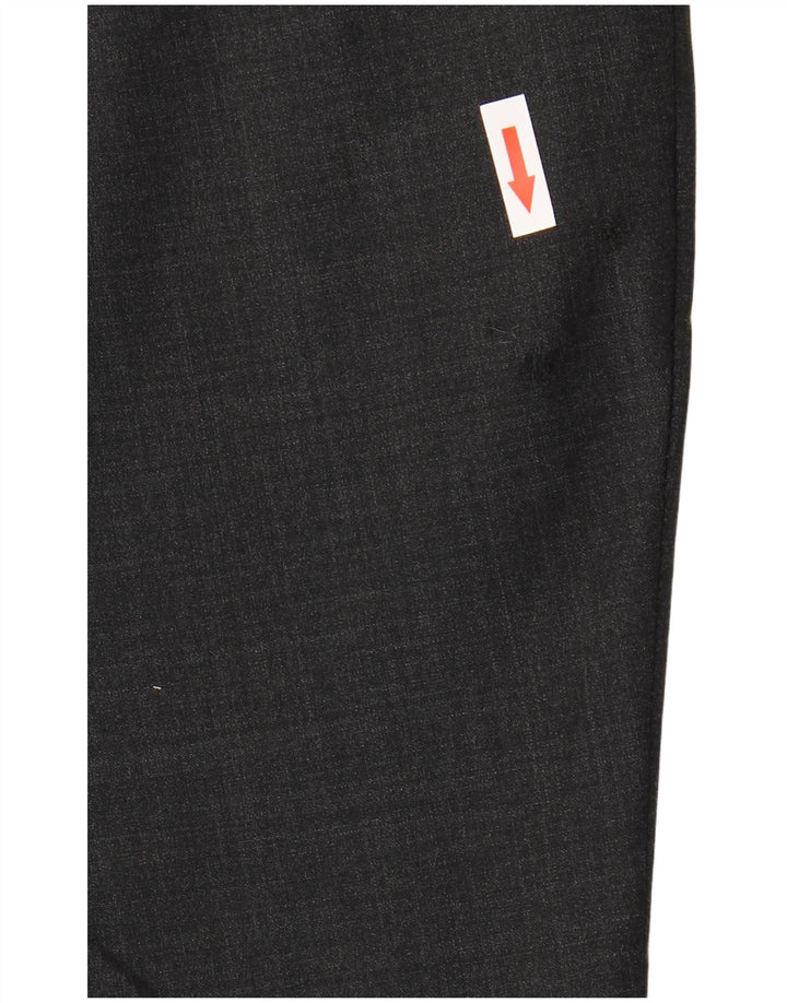 Calça masculina Marks & Spencer sob medida Slim Suit W40 L33 lã cinza