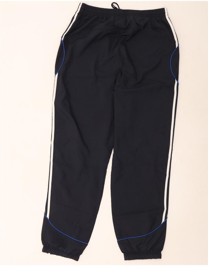 Calça de treino masculina Adidas Joggers grande poliéster azul marinho