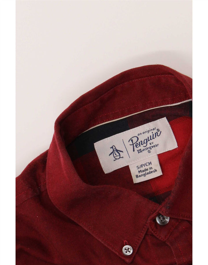 Camisa masculina Penguin pequena marrom